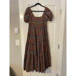 Free People  Ashley Babydoll Corduroy Floral Maxi Dress XS Cottage Trad Feminine Photo 2
