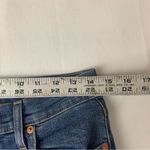 Levi's  size 29 Ribcage bell dark wash denim jeans raw hem flare retro Photo 8