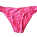 Jessica Simpson Pink Metallic Sparkle Hipster Bikini Bottom M Photo 1
