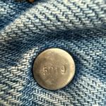 Levi's VTG  501 Distressed Cutoff Denim Jean Shorts Button Fly Y2K‎ High Rise 30 Photo 7