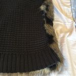 Macy's Inc faux fur vest with knit back pockets warm fun nwot $98 Macy’s Medium M Photo 5