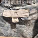 Thread & Supply Blue Acid Wash Denim Shirt large Photo 2