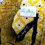 Vera Bradley Retired Baroque Large Tote Bag Black White Yellow Photo 10