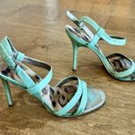 Sam Edelman Women’s Abbott Snakeskin Print High Heel Blue Size 8 Used Girly Photo 3