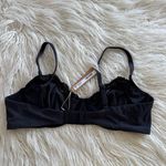 SKIMS  Fits Everybody Lace Demi Underwire Bra Onyx Size 40C Photo 4