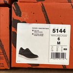 Red Wing Worx 5144 Steel Toe Leather Work Shoes Lace Up Zinc Oxford wmns Sz 6 Gray Photo 5