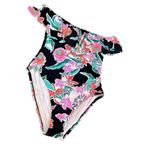 Trina Turk  Women's Tropic Wave Over the Shoulder‎ Bandeau One Piece Size 10 Photo 1