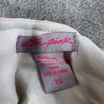 Ultra Pink Lace Trim Sleeveless Y2k Boho Babydoll Dress Size X-Small Purple Gold Photo 3