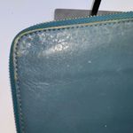 Chloé Calfskin Lily‎ Bow Long Zip Continental Wallet Blue Photo 8
