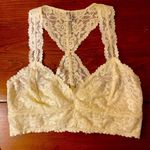 Free People Women’s Cream Lace Bralette Sz Small VIRAL Photo 0