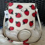 Coach Kitt Messenger Crossbody Bag With Strawberry Print Photo 0