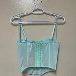 SheIn | Size S | Light Blue Corset | Women's Bustier Style Top | Boudoir Photo 1