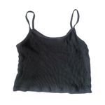 Brandy Melville basic ribbed gray cropped tank top Photo 0