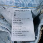 American Eagle  Women's Light Wash High Waisted Distressed Cut Off Mom Shorts 4 Photo 4