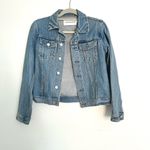 Calvin Klein Jeans Calvin Klein Denim Trucker Jacket Lyon Blue‎ Logo Size Small Photo 2