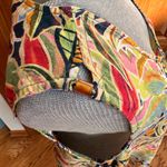 C&C California  Multicolor
Tropical Palm Print Linen Trapeze
Mini Dress Beach Photo 5