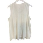 Coldwater Creek  1XL sleeveless tank lace blouse cream Photo 1
