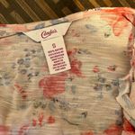 Candie's Peach Candie’s floral short sleeve top Photo 1