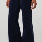 Rolla’s east coast flare wide leg corduroy pants navy blue 26 NEW Photo 0