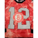 Jordan Size Medium Shirt Brooklyn New York Basketball Long Sleeve Crew Neck Photo 1