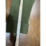 Comfy Long Duster Cadigan Sweater Women Small Chunky Academia Grunge Dark Warm Green Photo 5