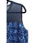 Elie Tahari Ophelia Sleeveless Embroidered Mesh Floral Eyelet A-Line Dress 12 Photo 2