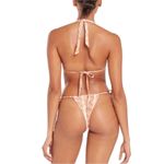 Vitamin A  Milan’s Convertible Top Adjustable Swimsuit Sz 6/S Boho Feminine NWT Photo 7