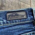 FUBU The Collection Jeans High Waist 90's Retro Straight Leg Jeans Size 7/8 Blue Photo 7