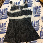 Jessica Simpson Black and Gray Floral Dress 2X Photo 2