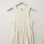 Anthropologie Daily Practice Horizon Wide-Leg Knit Jumpsuit Ivory Size XS Photo 4