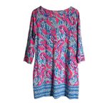 Lilly Pulitzer Marlowe Boatneck T-Shirt Shift Mini Dress Large Photo 7