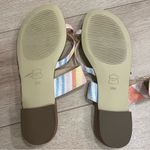 Talbots NEW  Gia Buckle Sandal Plaid Slip On Madras Size 10 Photo 5