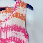 America & Beyond Orange and Pink Reva Tie Dye Maxi Dress Size L Size L Photo 5