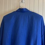 Adolfo Women's Blue Varsity Jacket. Made in USA Size L Photo 6