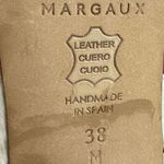 Margaux Uptown White Rhinestone Buckle Ankle Strap Bridal Heels Sandals Size 7.5 Photo 4