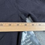 Ralph Lauren Lauren  Black Ribbed Knit Tee Womens Large Classic Preppy Minimalist Photo 8