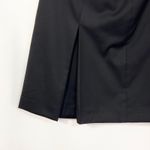 Brooks Brothers  Size 6P Wool Mini Skirt Pleated Career Solid Black Petite 986‎ Photo 3