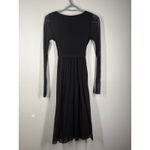 Y2k John Paul Gaultier Fuzzi Black Babydoll Dress Sz S Whimsigoth Sheer Grunge Photo 3