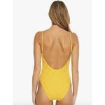 Trina Turk  NWT One Piece Swimsuit Knit Joplin Petal Cut Daisy Yellow 12 Photo 1