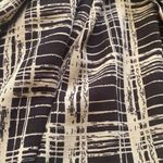 Urban Outfitters NWT carbon grid print ruffle hem wrap midi dress, size medium Photo 5