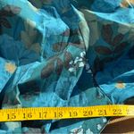 WYATT WYLDE Frances Dress Bloom 3/4 Sleeves Dress Medium Blue Photo 8