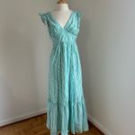 Skies Are Blue green striped maxi dress Photo 12