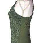 Foschini All Women Olive Green Floral Lace Front Strappy Bodysuit Size 10 Photo 58