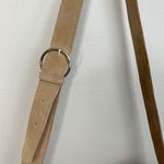Tan Suede Messenger Bag 14"x9"x4.5" Photo 1