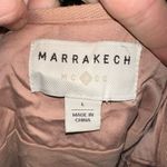 Anthropologie Marrakech tie dye L pink tan bomber jacket Size L Photo 3