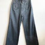 Marine layer  Bridget High Rise Cropped Wide Leg Utility Pants Gray Size 0 Photo 0