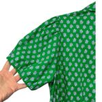 J.Crew Short Sleeve Collared Mini Button Up Shirt Dress Kelly Green Size 6 Photo 13