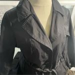 Via Spiga Women's Black Trench Coat 2XL Belted Long Casual Stylish Size XXL Photo 5