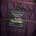 American Eagle  Outfitters Black and deep purple lining with hood jacket Photo 9