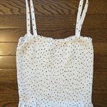 Aritzia  Sunday Best Tiny Black Hearts Elastic Tube Top with Straps Photo 1